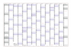 XXL Wandkalender Special A0 (1200x800mm) 2025 nass abwischbar