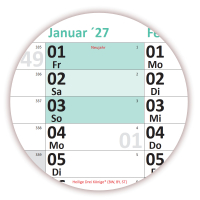 XXXL Wandkalender DIN B0 2027