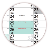 XXXL Wandkalender DIN B0 2026 + 2027
