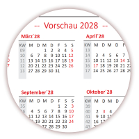 XXXL Wandkalender DIN B0 2026 + 2027