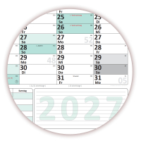 XXXL Wandkalender DIN B0 2026 + 2027