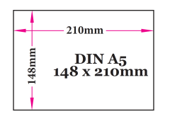 Tafelkalender 2026 DIN A5 Blau