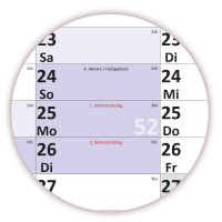 XXL Wandkalender Special A0 2027 + 2028 (1200x800mm) nass abwischbar