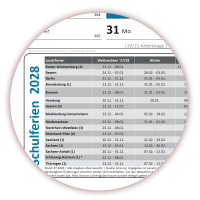 Rainbow Wandkalender DIN A1 2027 + 2028 - gerollt