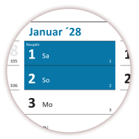 XXL Rainbow Wandkalender DIN A0 2027 + 2028