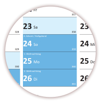 XXL Wandkalender DIN A0 2027 (blau2)