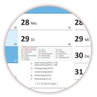 XXL Wandkalender DIN A0 2027 (blau2)