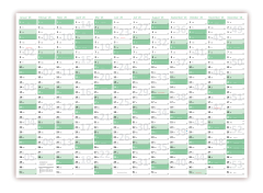 Wandkalender DIN A3 2026 - Grn