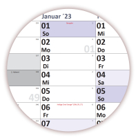 XXL Wandkalender Special A0 (1200x800mm) 2023 nass abwischbar