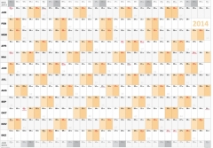 DIN A3 Wandkalender