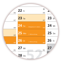 Rainbow Wandkalender DIN A1 2023 - Classic-1 gefaltet