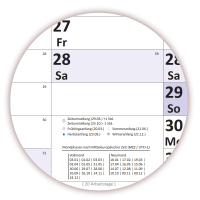 XXL Wandkalender Special A0 2025 + 2026 (1200x800mm) nass abwischbar