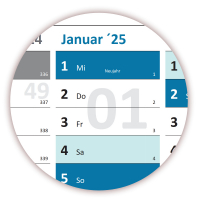 XXL Rainbow Wandkalender DIN A0 2025