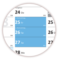 Wandkalender DIN A1 2025 + 2026 (blau2)