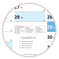 Wandkalender DIN A1 2025 + 2026 (blau2)