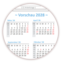 XXL Classic-1 Wandkalender DIN A0 2026 + 2027 - Hellblau