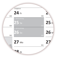 XXL Wandkalender DIN A0 2026 + 2027 (grau2)