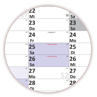 XXL Wandkalender Special A0 2026 + 2027 (1200x800mm) nass abwischbar