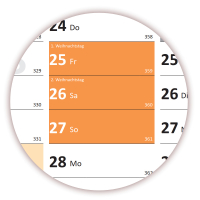 XXL Rainbow Premium Classic2 Wandkalender 2026 DIN A0 ( 841 x 1189 mm )