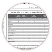 Wandkalender DIN A1 2027 Trkis - gerollt
