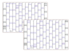 XXL Wandkalender Special A0 2026 + 2027 (1200x800mm) nass abwischbar