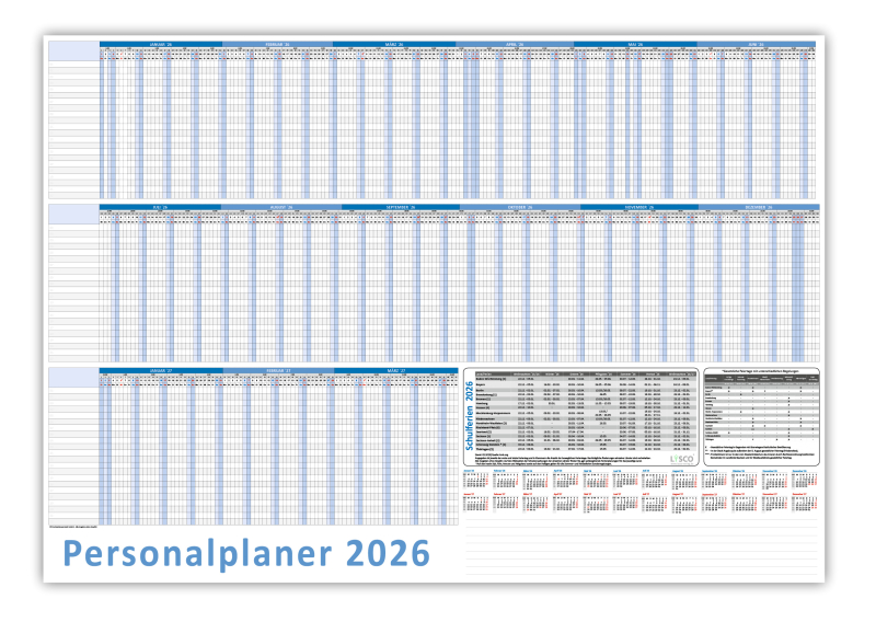 Printline Jahresplaner 2021 Schulferien Bayern ...