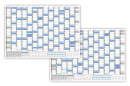Wandkalender DIN B1 2025 + 2026 nass abwischbar