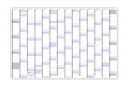 XXL Wandkalender Special A0 (1200x800mm) 2027 nass abwischbar