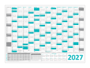 Wandkalender DIN A1 2027 T�rkis - gerollt
