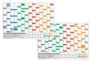 XXL Rainbow Wandkalender DIN A0 2027 + 2028