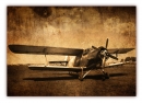 Poster (S813) Altes Flugzeug