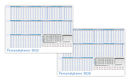 Urlaubsplaner / Personalplaner DIN B1 2025 + 2026