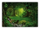 Poster (F245) wilder grüner tropischer  Dschungel