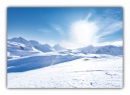Poster (F249) Winterparadies Schnee im Gebirge