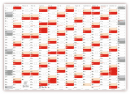 XXL Classic-2 Wandkalender 2023 rot