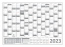XXL Classic-1 Wandkalender DIN A0 2023 - Grau