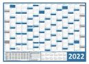Wandkalender DIN A1 2022 Blau - gerollt