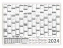 XXL Classic-1 Wandkalender DIN A0 2024 - Grau