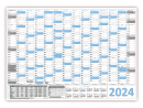 XXL Classic-1 Wandkalender DIN A0 2024 - Hellblau
