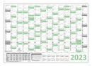 Green Wandkalender DIN A2 2023 - Classic1 gefaltet