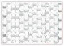 Grau Wandkalender DIN A1 2023 - Classic2  gefaltet
