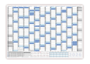 Wandkalender DIN B1 2026 nass abwischbar